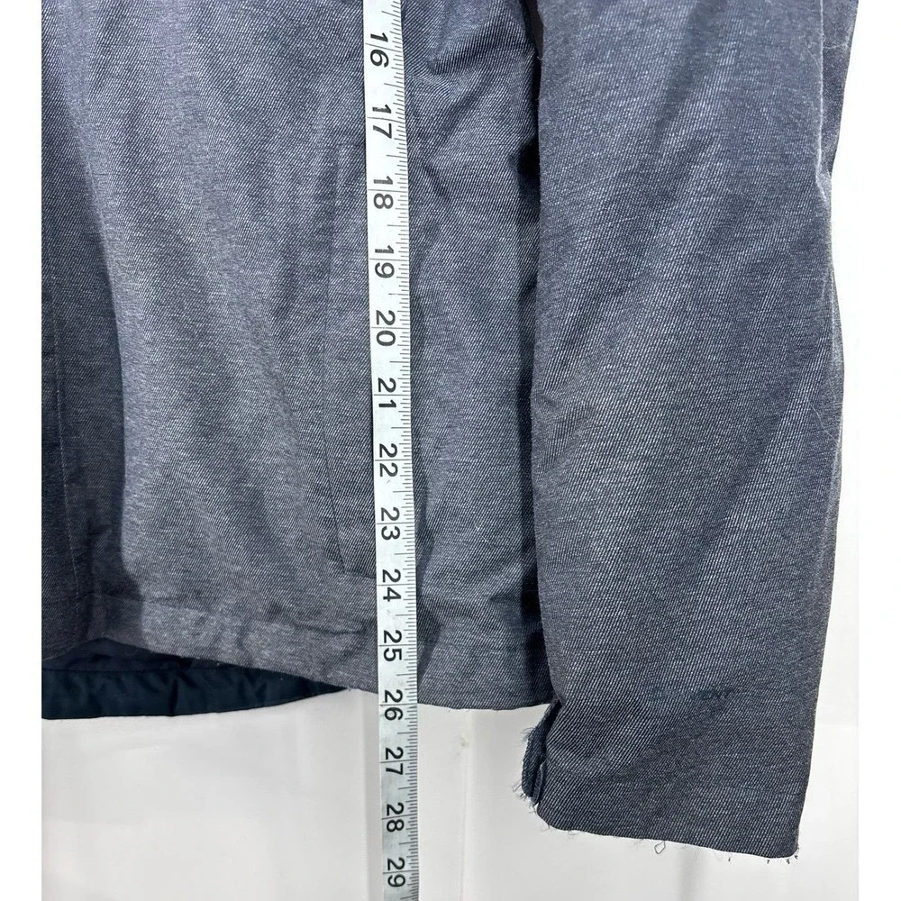 The North Face Helata Triclimate Blue/Gray Winter Jacket (women's large) - Picture 7 of 9